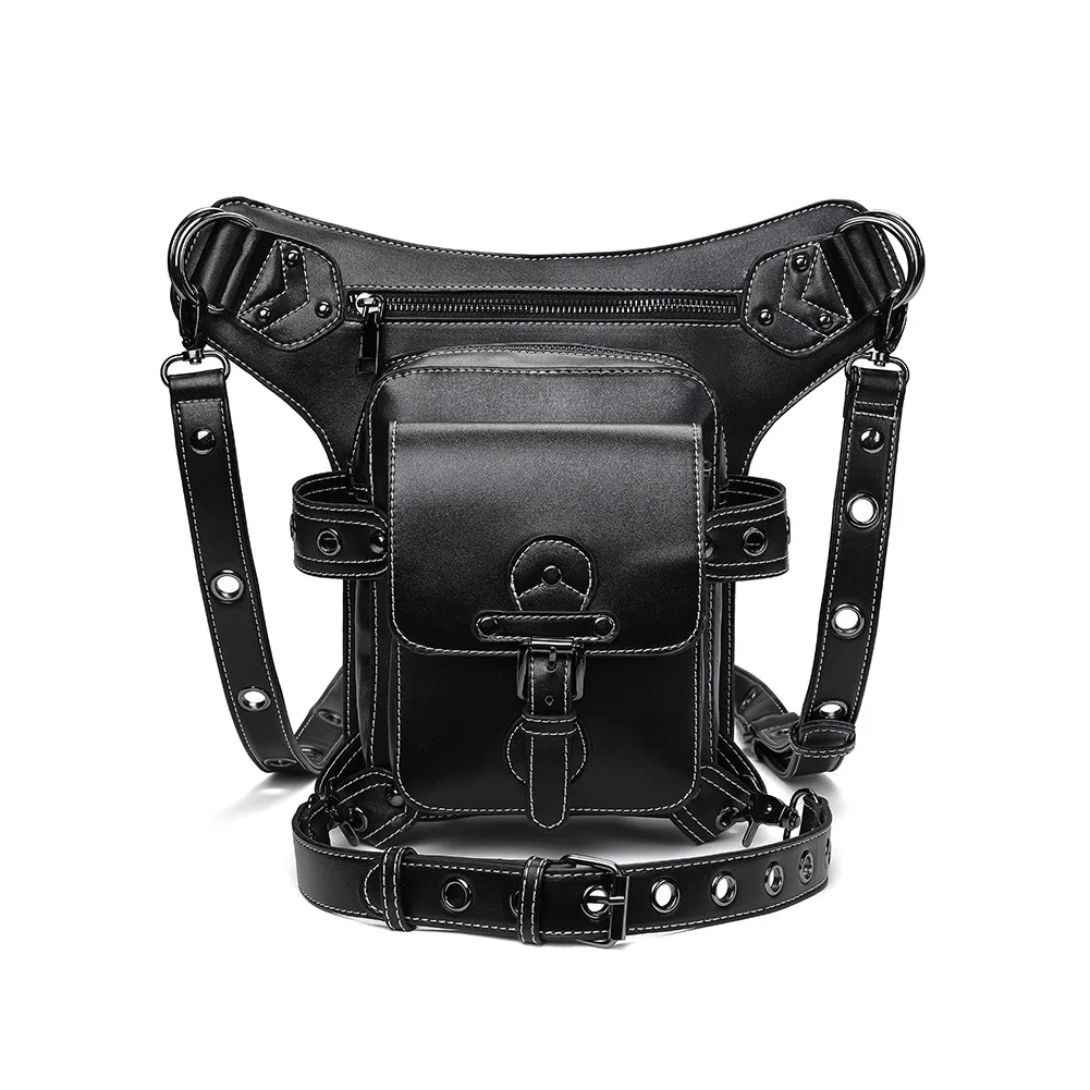 Borsa Per Le Gambe Euro American Punk Multi Back Method Outdoor Cycling Marsupio Borsa Per Locomotiva Di Tendenza Creativa Femminile Marsupio