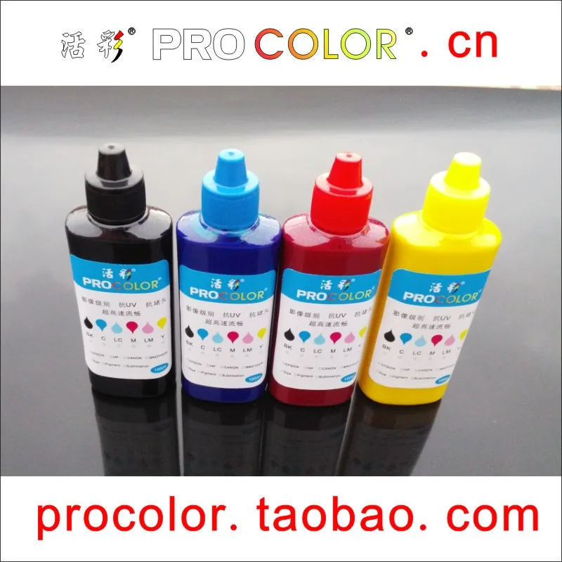 Procolor T664 T6641 Kit Di Ricarica Di Inchiostro Del Pigmento Di Inchiostro Per Epson Ciss Ecotank Et-4550 Et-2500 Et4550 Et2500 Et 4550 2500 A Getto