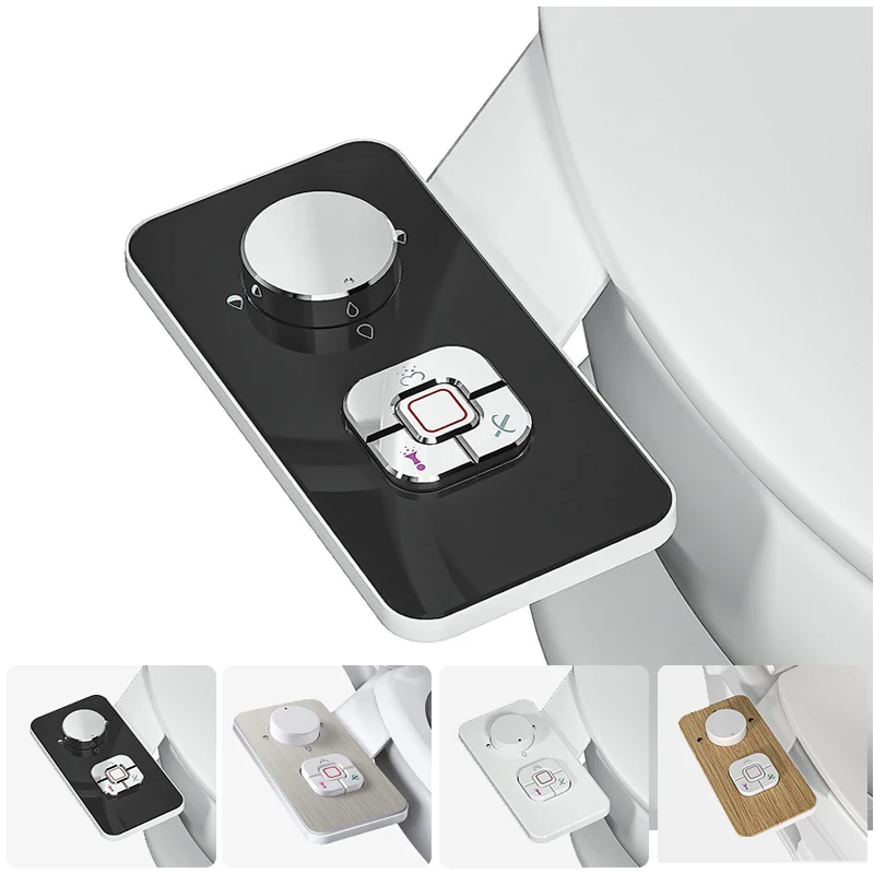 Accessorio Per Bidet Per Wc, Bidet Non Elettrico Ultrasottile Per Wc Bidet Minimalismo Con Doppio Ugello Non Elettrico Ladies Bathro