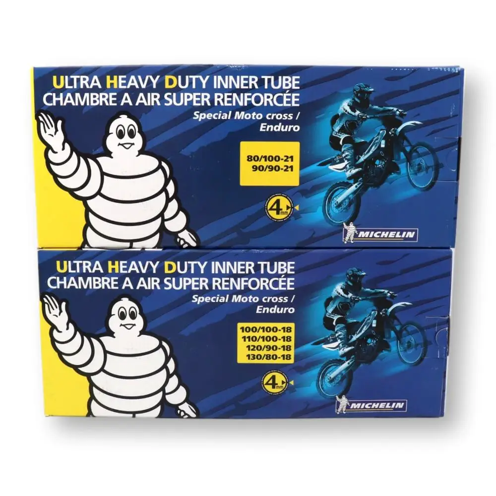 Michelin 21 'Super Rinforzato Anteriore Della Macchina Fotografica + Super Rinforzato Posteriore Della Macchina Fotografica 18'