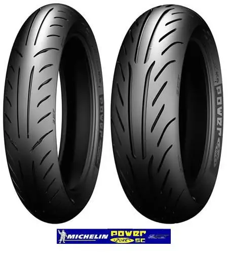 Pneumatico 130-60-13 53P Michelin Power Pure Sc F/R Tl