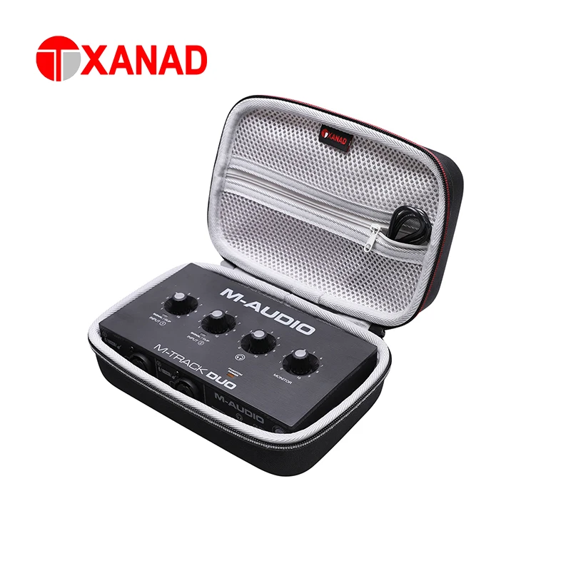 Custodia Rigida Xanad Eva Per M-Audio M-Track Duo Interfaccia Audio Usb E Focusrite Scarlett 4 I4 (3A Generazione) Custodia