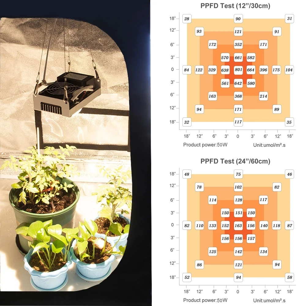 Cree Cxb3590 Cob Led Grow Light 100W 3000K 3500K 5000K Citizen 1212 Lampada Da Coltivazione Per Piante Per Tende Da Interno Serre Pianta Idroponica