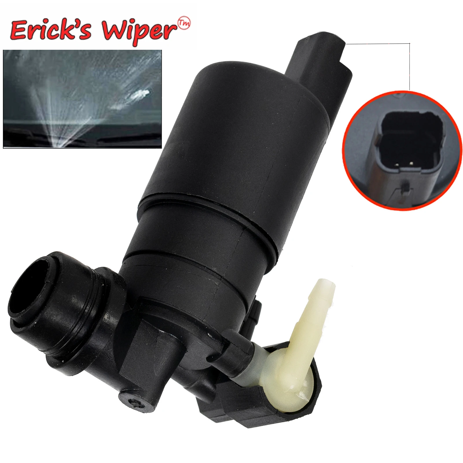Ener'S Wiper Pompa Lavavetri Anteriore E Posteriore Per Renault Trafic 2001 - 2013 Clio Twingo Kangoo Logan 7700428386 8200030639