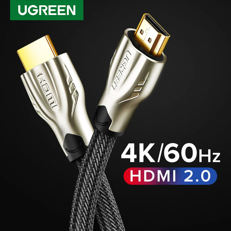 Ugreen Cavo Hdmi 4K/60Hz Cavo Splitter Hdmi Per Xiaomi Mi Box Hdmi 2.0 Cavo Audio Switch Splitter Per Tv Box Cavo Hdmi Ps4