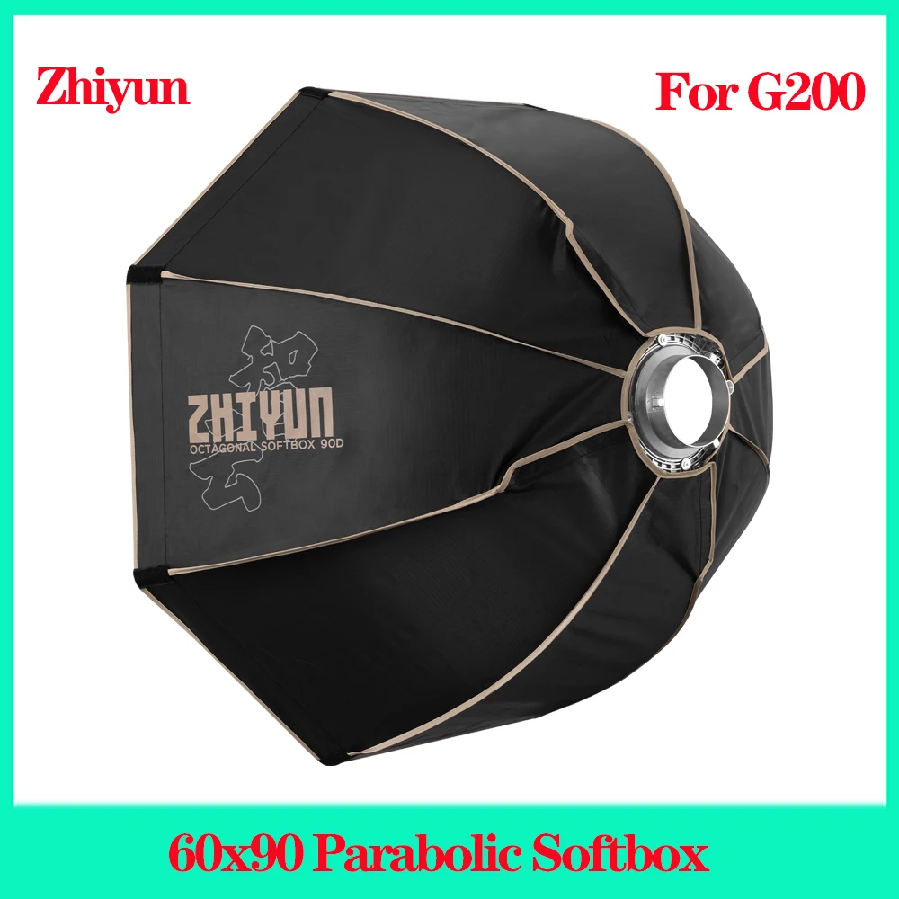 Zhiyun 60X90 Softbox Parabolico 24 Pollici Video Light Softbox Bowens Mount Per Zhiyun G200 Photography Light Accessories