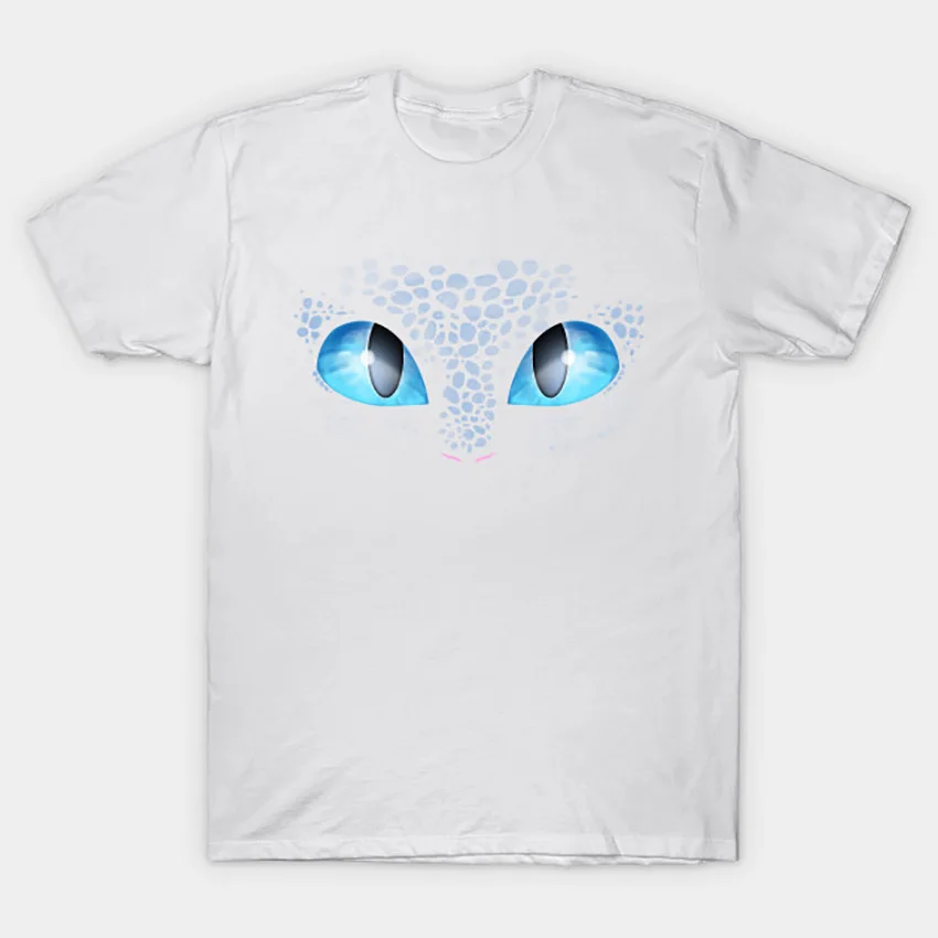 Light Fury Eyes (Come Allenare Il Tuo Drago 3 ) T - Shirt Light Fury T Shirt Night Fury Senza Denti Come Allenare Il Tuo Drago