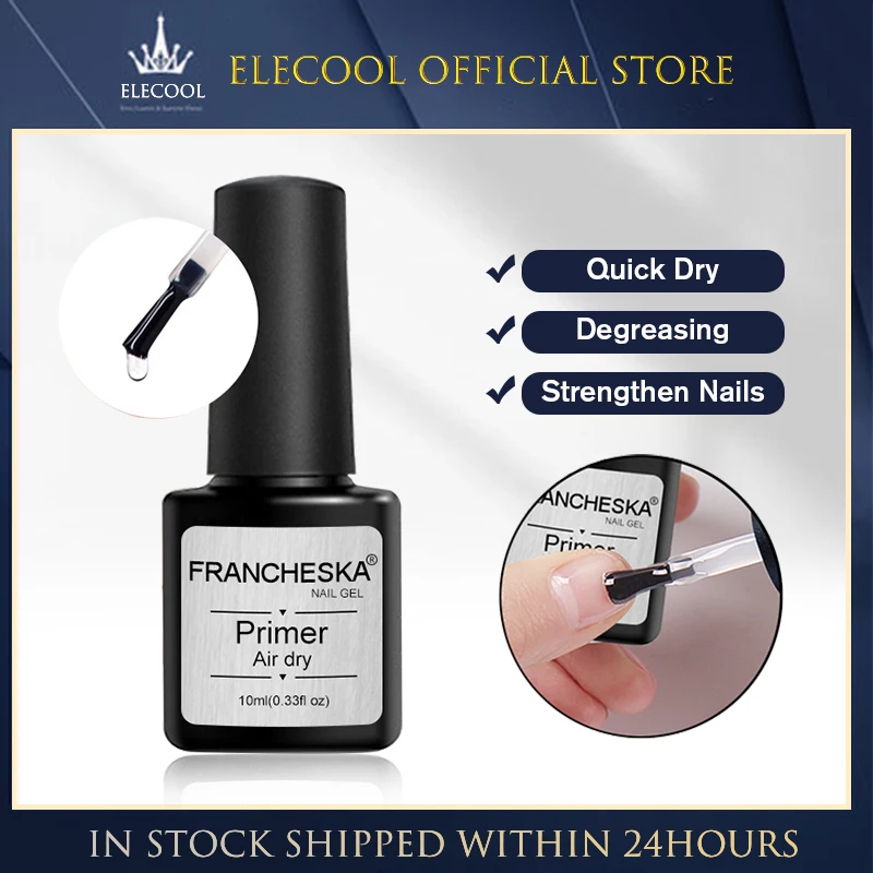 Nail Art Acrilico No-Acid Primer Nail Prep Disidratatore Primer Coat Balancing Fluid Uv Led Base Coat Nail Art Vernice Manicure