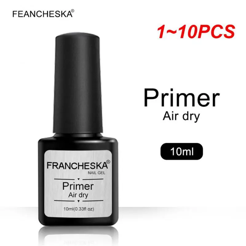 1 ~ 10 Pz Nail Art Acrilico Senza Acido Primer Nail Prep Disidratatore Primer Coat Balancing Fluid Uv Led Base Coat Nail Art Vernice