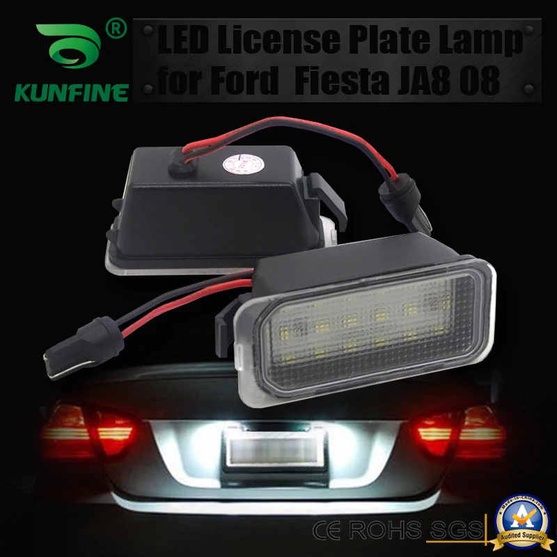 2 Pz Auto Led Numero Luce Targa Led Lampada Targa Per Ford Fiesta Ja8 S-Max Grand C-Max Oem No.