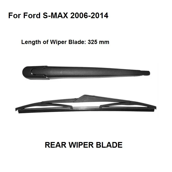 Per Ford S-Max Posteriore Parabrezza Finestra Parabrezza Wiper Arm + Tergi Set 2006-2014 Set Completo Nuovo