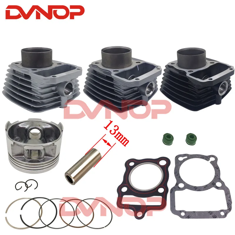 Kit Guarnizione Anello Pistone Cilindro Moto Per Honda Xr125L Xr 125 L 2003-2011 Nxr125 Nxr 125 Bros 2003-2006