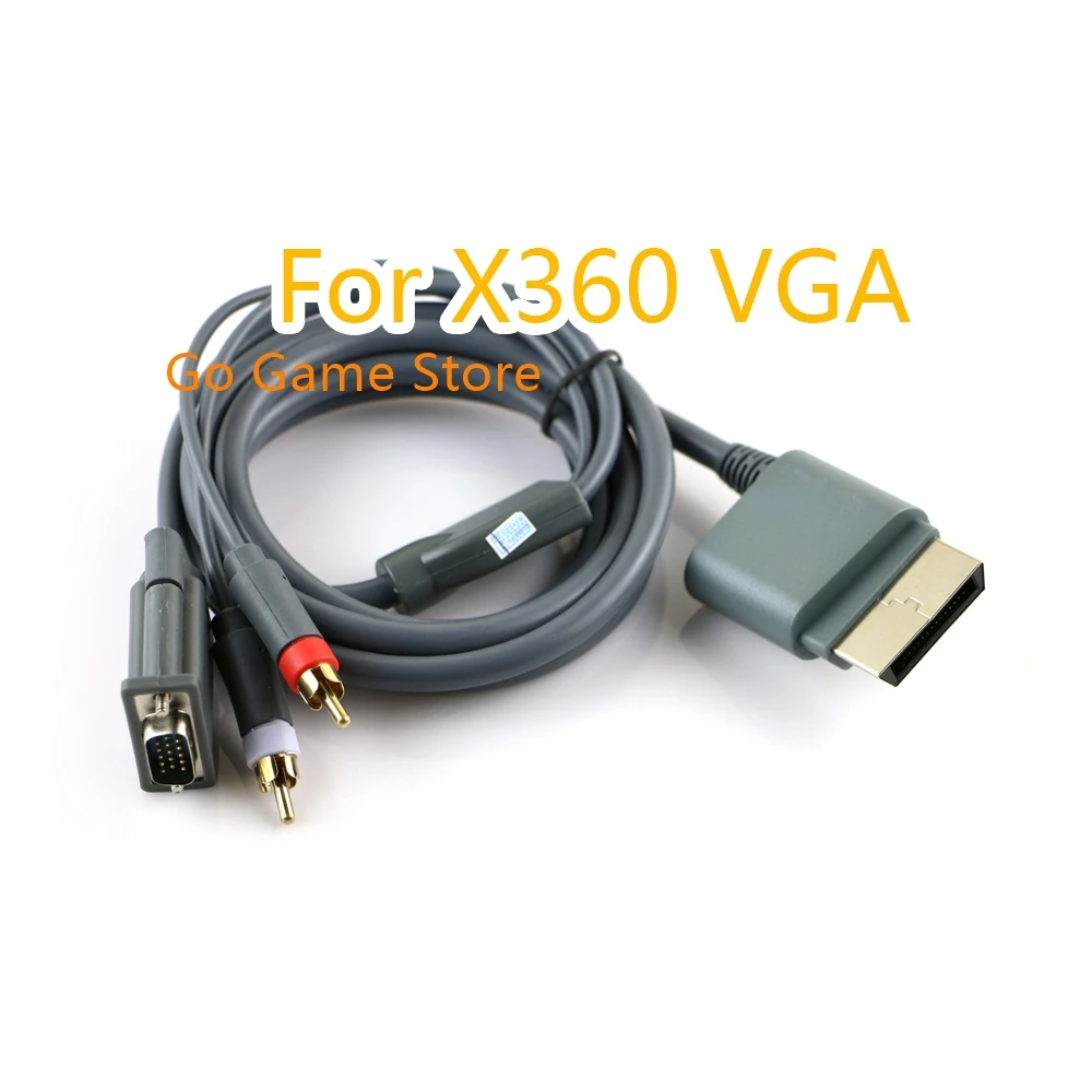 5Pcs Video Audio Av Pc Monitor Cavo Vga 2 Rca Cavo Audio Connecter 2 In 1 Per Xbox 360