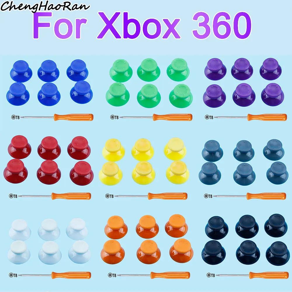 1 Set 3D Analog Controller Grip Remote Stick Covers Per Xbox 360 Controller Remote Stick Thumb Covers Parti Di Ricambio