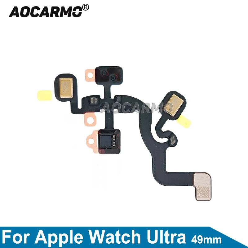 Aocarmo Per Apple Watch Ultra Power On Onff Flex Cable 49Mm Riparazione Parti Di Ricambio