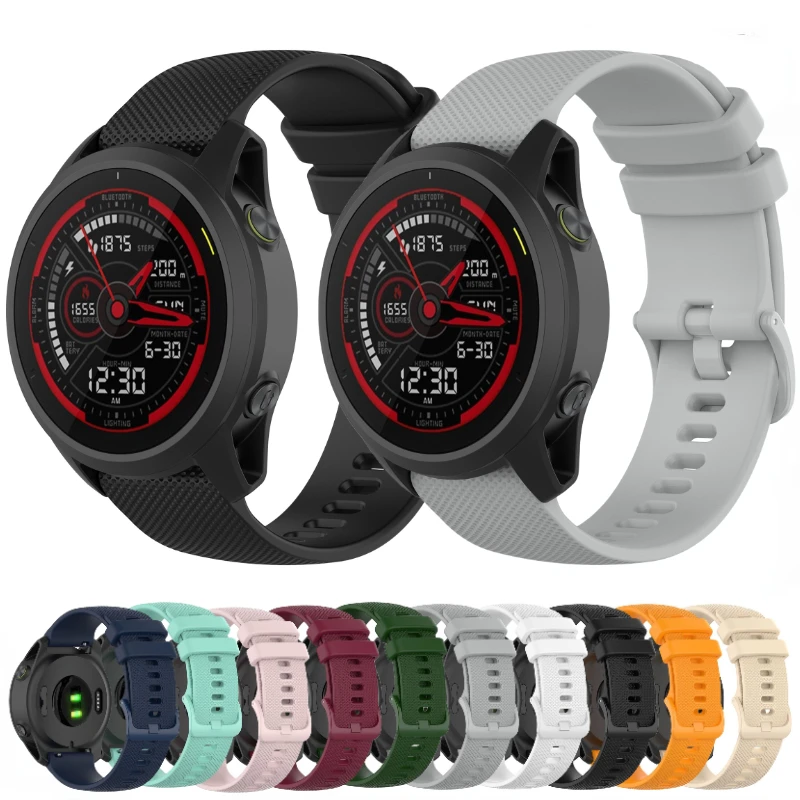 Cinturino In Silicone Per Garmin Forerunner 745 Cinturino A Sgancio Rapido Per Cinturino Regolabile Garmin Forerunner 745 22Mm Sport