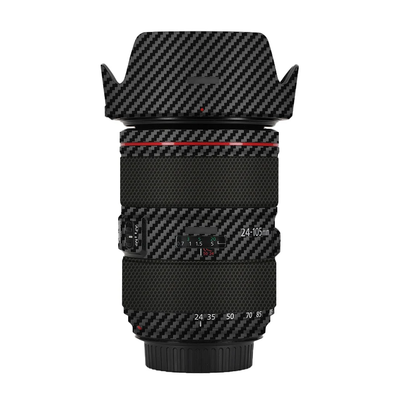 Per Canon Ef 24-105 F4 L Is Ii Usm Lens Decal Skin 24105 Copriobiettivo Avvolgente Ef24-105 F4 Ii Lens Premium Court Sticker 3M Skin