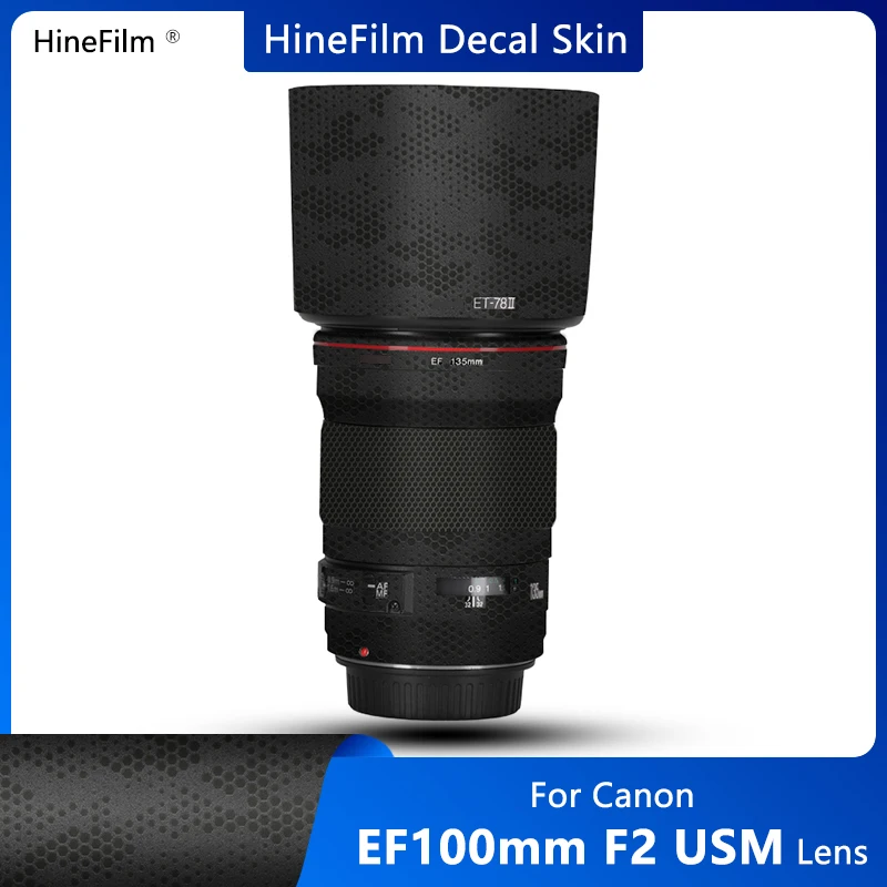 Per Canon Ef135 F2 Lens Decal Skin Wrap Cover Per Canon Ef 135Mm F/2L Usm Lens Sticker 135 F2 Pellicola Protettiva Antigraffio