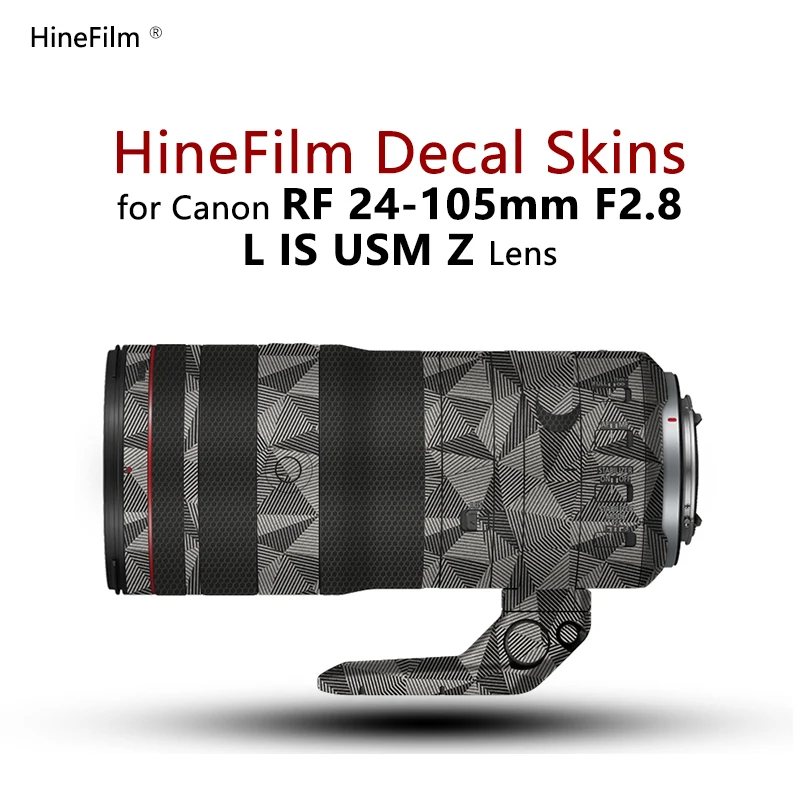 Per Canon Rf24105 F2.8 Copriobiettivo Adesivo Decalcomania Pelle Per Canon Rf24-105Mm F2.8 L Is Usm Z Lens Protector Coat 24-105 Sticker