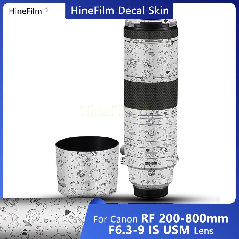 Per Canon Rf200-800 / 200800 Lens Sticker Decal Skin Wrap Cover Per Canon Rf200-800Mm F6.3-9 Is Usm Lens Sticker Cover Film