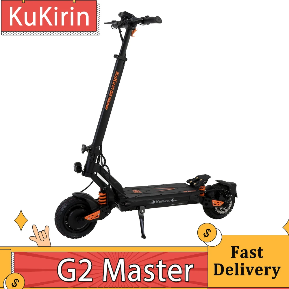 Kukirin G2 Master 10 Pollici Pneumatico Fuoristrada Scooter Elettrico 2*1000W Motore 52V 20.8Ah Batteria 70Km Gamma Massima 60 Km/H Velocità Massima