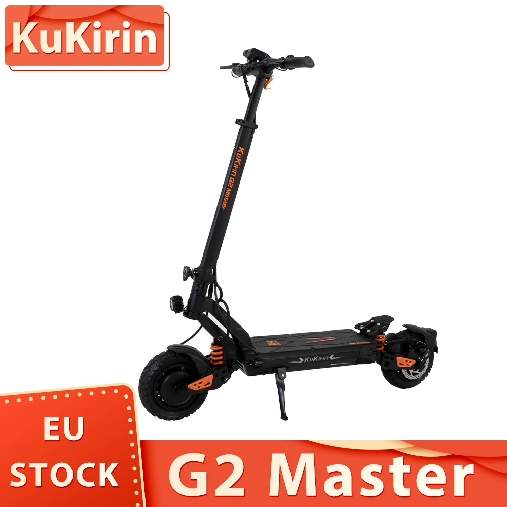 Kukirin G2 Master 10 Pollici Pneumatico Fuoristrada Scooter Elettrico, 2*1000W Motore 52V 20.8Ah Batteria 70Km Gamma Massima 60 Km/H Velocità Massima