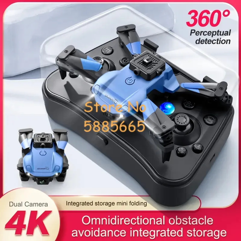 Controllo App Pieghevole 4K Mini Wifi Fpv Rc Drone 2.4G Omnidirezionale Evitamento Ostacoli Attitude Hold Hover Remote Control Drone