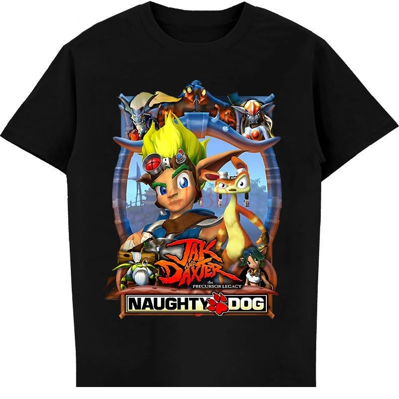 Jak & Daxter - Promo Poster Printing T-Shirt Da Uomo T-Shirt Top