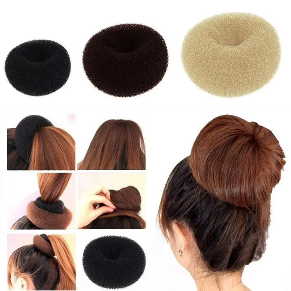 Elegant Hair Styler Fashion Women Girls Hair Tools Ring Magic Donut Shaper Bun Maker Accessories