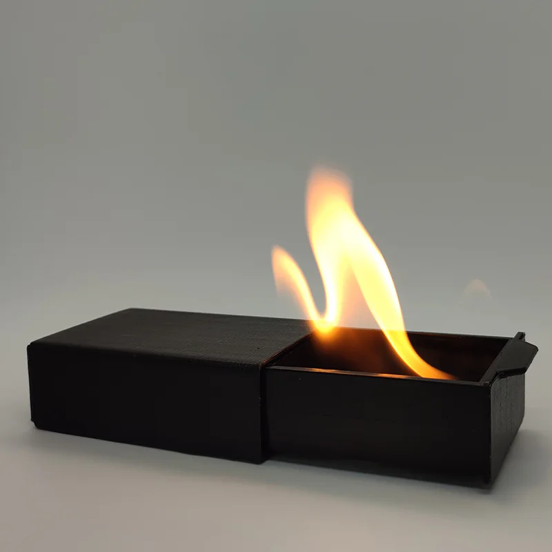 Fire Magic Box Trucchi Magici Fiamma Che Appare Dalla Produzione Di Anelli Per Cassetti Vuoti Magia Close Up Illusions Gimmicks Puntelli Per Mentalism