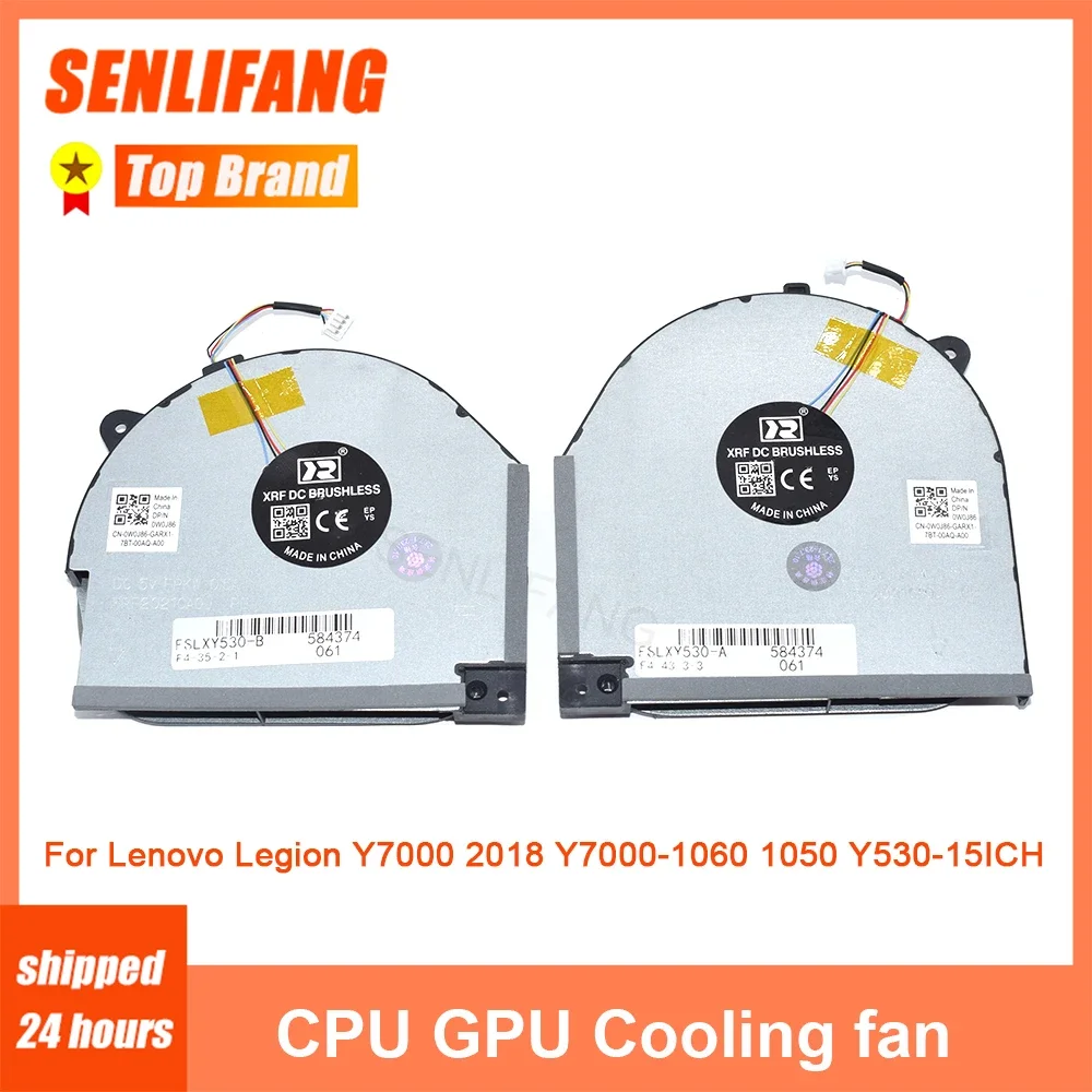 Per Lenovo Legion Y7000 Y7000-1060 1050 Y530-15Ich Computer 0.5A Cpu Cooling Muslimb Notebook Pc Gpu Cooler 4 Pin Nuovo