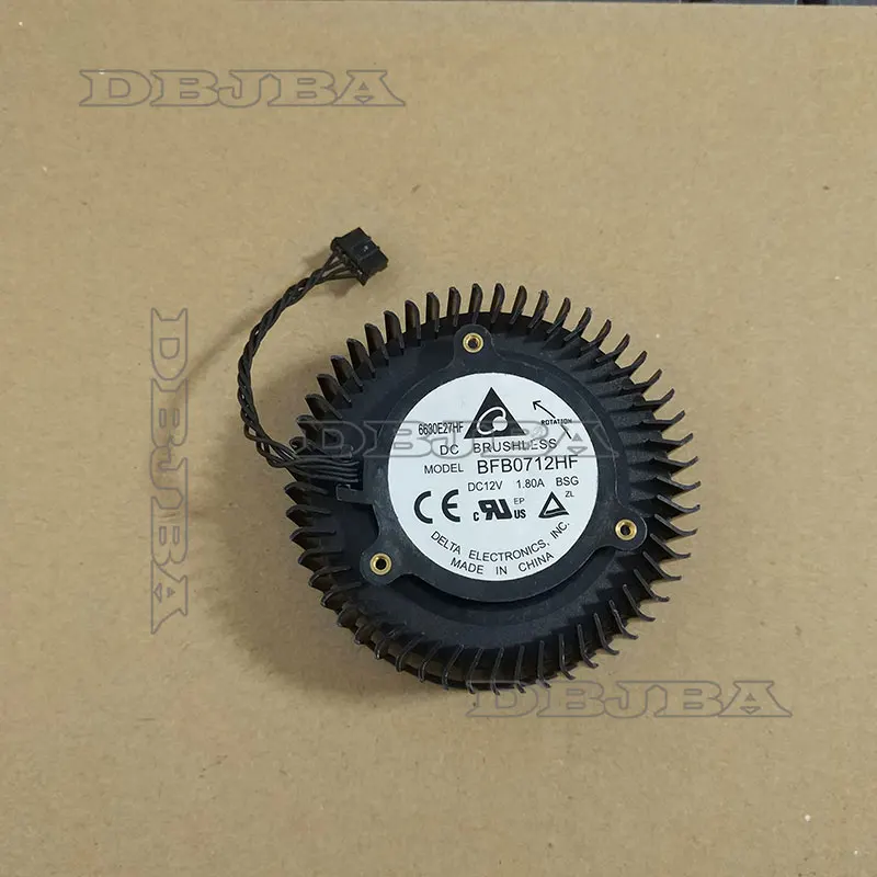 Ventola Di Raffreddamento Per Zotac Gtx580 Gtx960 970 980 1060 1080 Rx480 4Pin Bfb0712Hf