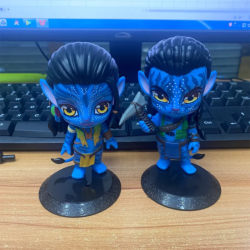 2 Pz/Set 11Cm Cute Movie Cartoon Avatar 2 Neytiri E Jack Sully Pvc Action Figure Model Doll Hot Fashion Decoration Toys Hobby