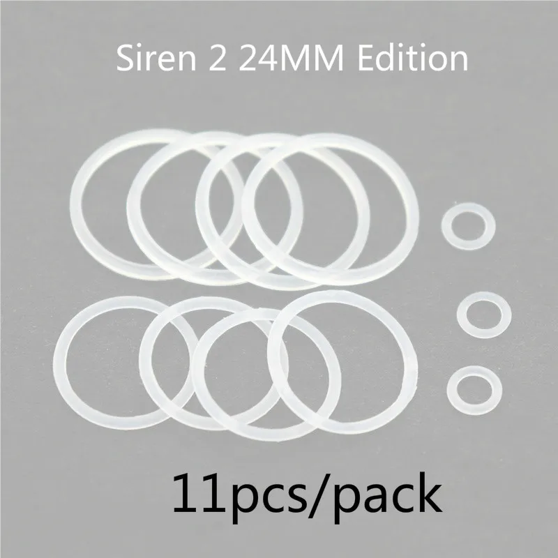 Anello Di Tenuta In Silicone Fatube Per Digiflavor Siren 2 24Mm Edition(11 Pz/Pacco)/Siren 2 Mtl 22Mm