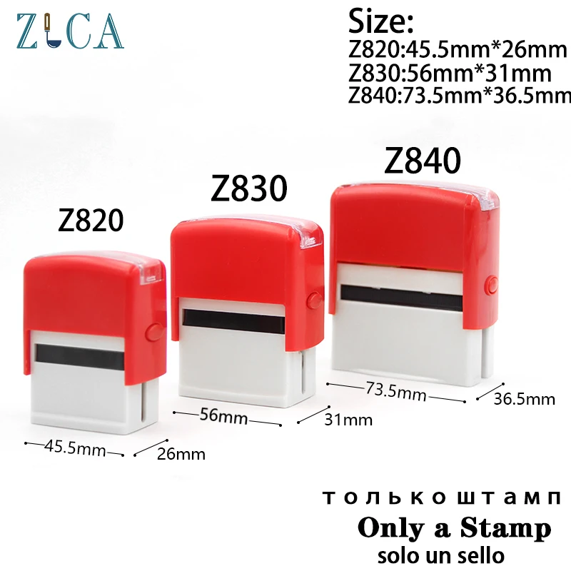 Sigillo In Bianco Di 3 Dimensioni Fai-Da-Te Autoinchiostrante Personalizzato Nome Commerciale Numero Indirizzo Stampa Combinazione Tipografica Fai-Da-