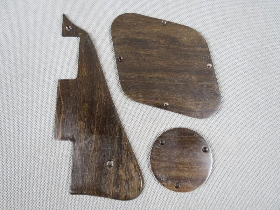 Blackwood Pickguard + Covers Parti Di Chitarra Gibson Les Paul Fatte A Mano #227