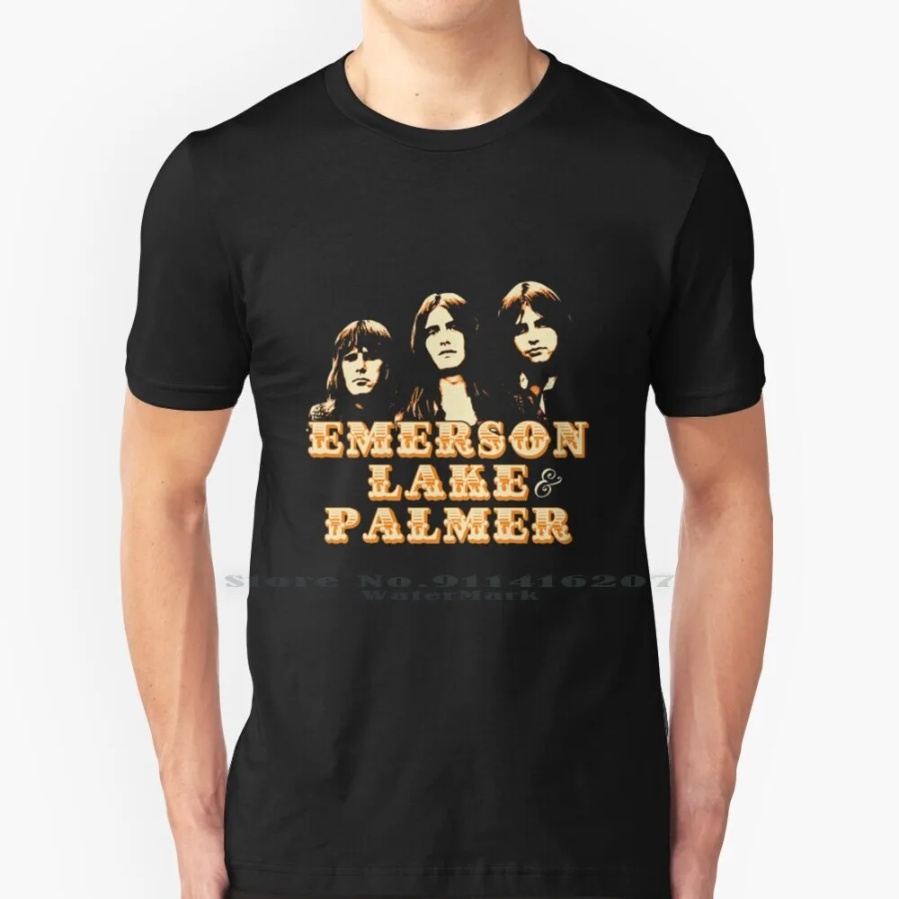 Emerson , Lake And Palms Three T Shirt Cotton 6Xl Progressive Orlando Emerson Composition Dead Pressure Tastiera King Crimson Lake