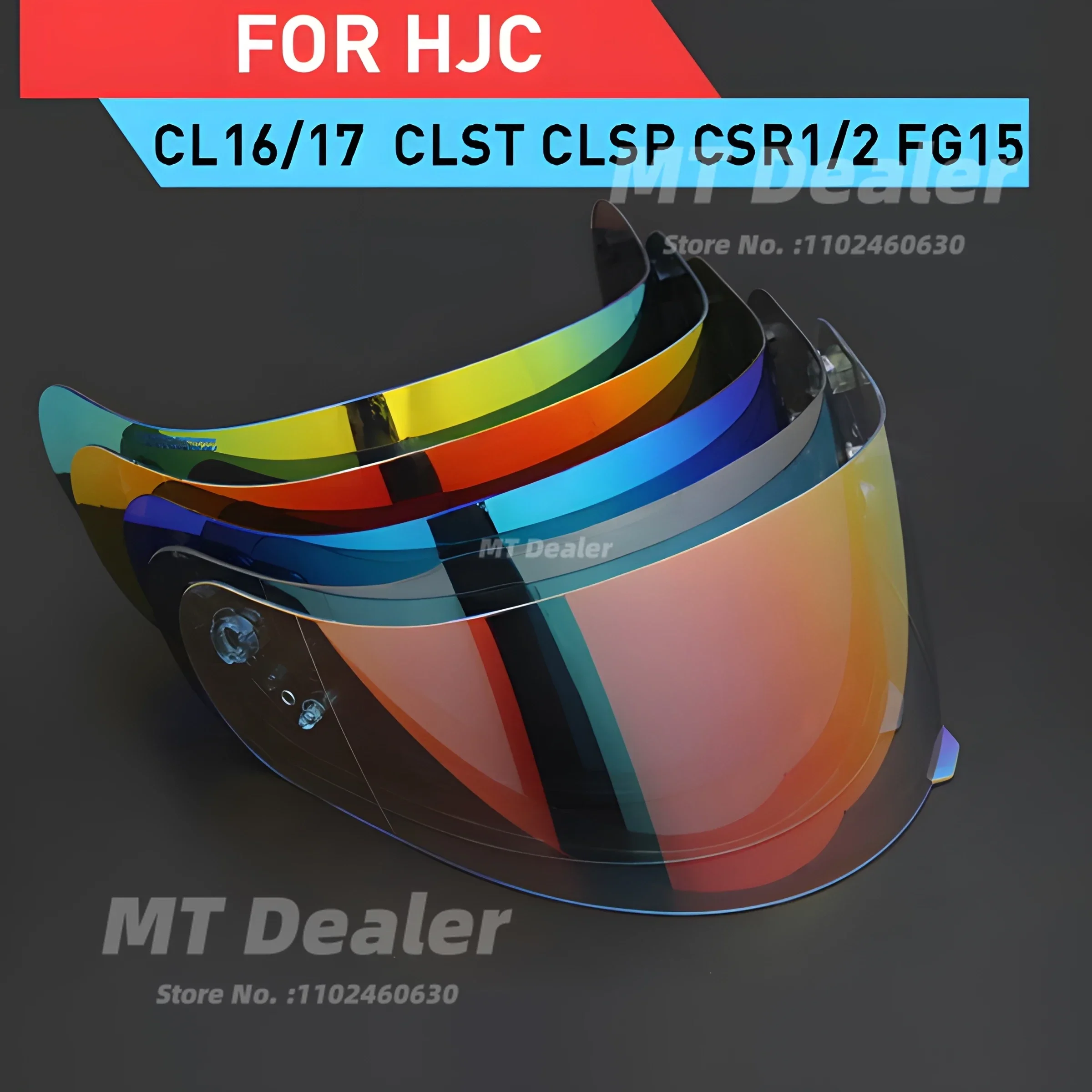 Per Visiera Hjc Hj-09 Adatta Per Cl-16 Cl-17 Cl-St Cl-Sp Cs-R1 Cs-R2 Cs-15 Tr-1 Fg-15 Hs-11 Fs-15 Fs-11 Lente Per Casco Moto