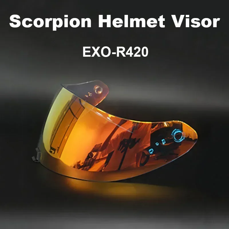Capacete Scorpion Exo-R420 Casco Visiera Scudo Lente Accessori Moto Casco Integrale Scorpione Anti-Uv Exo-R420 Casco Moto