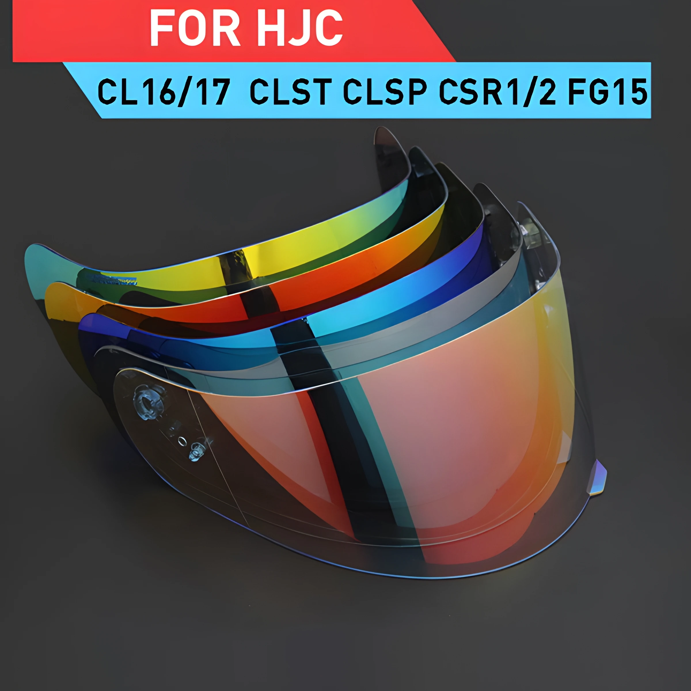 Per Visiera Hjc Hj-09 Adatta Per Cl-16 Cl-17 Cl-St Cl-Sp Cs-R1 Cs-R2 Cs-15 Tr-1 Fg-15 Hs-11 Fs-15 Fs-11 Lente Per Casco Moto