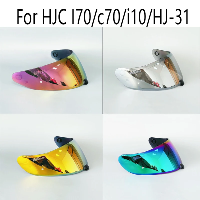 Casco Per Auto Elettrica Casco Integrale Lente Per Casco Adatta Per Hjc I70/C70/I10/Hj-31 Pc Visiera Per Casco Integrale Lente A Specchio