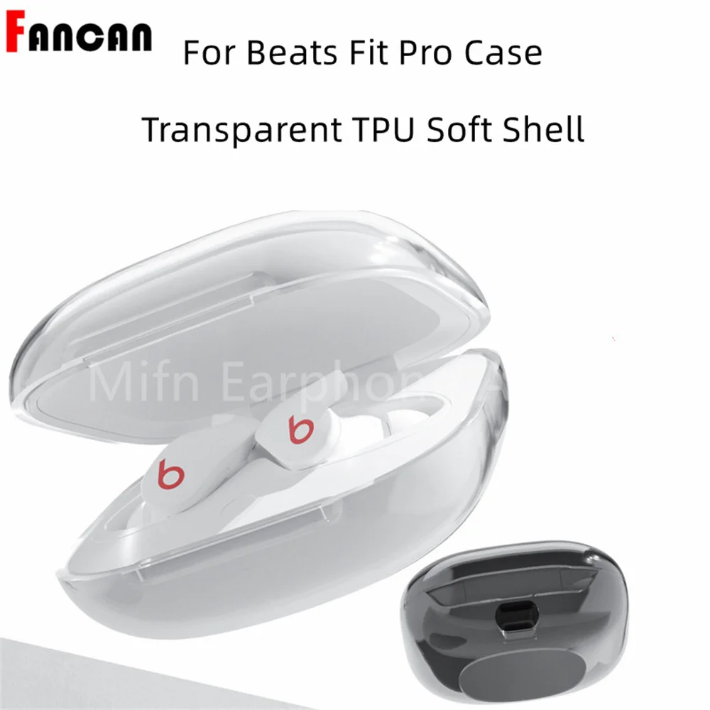 Custodia Protettiva Trasparente Glitterata Per Beats Fit Pro Custodia Antiurto Progettata Trasparente Per Beats Fit Pro Case (2021) Auricolare