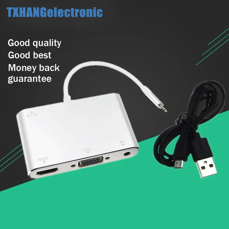 Cavo Adattatore Av Digitale Da Lightning A Hdmi Vga Per Iphone X 6 7 8Plus Elettronica Fai Da Te