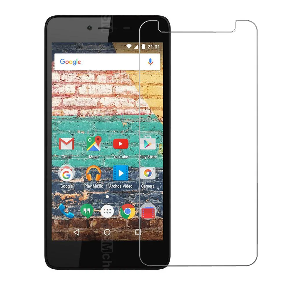 Per Archos 50E Al Neon Di Vetro Temperato Per Archos 50D Neon/50 Potenza Protezione Dello Schermo Di Vetro 2.5D 9H Premium Pellicola Protettiva