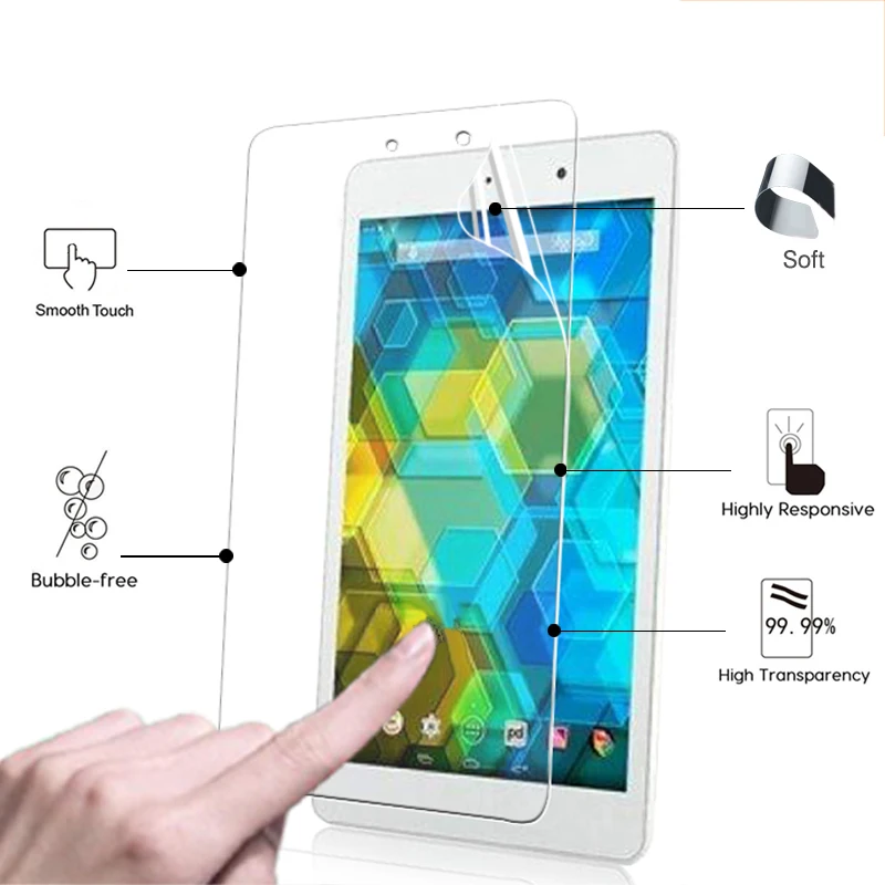La Migliore Pellicola Protettiva Per Schermo Lucida Trasparente Premium Per Bq Edison 3 Mini 8.0 "Pellicole Protettive Per Schermo Lcd Hd Frontale Per