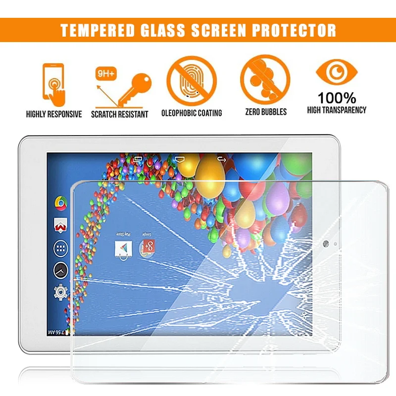Per Argos Bush Breezie Pellicola Proteggi Schermo In Vetro Temperato Da 10 "Per Tablet