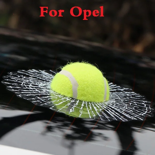 Car-Styling 3D Ball Hit Tennis Adesivo In Vetro Per Opel Insignia Insignia Opc Karl Mokka Signum Speedster Tigra Vectra Opc Vita