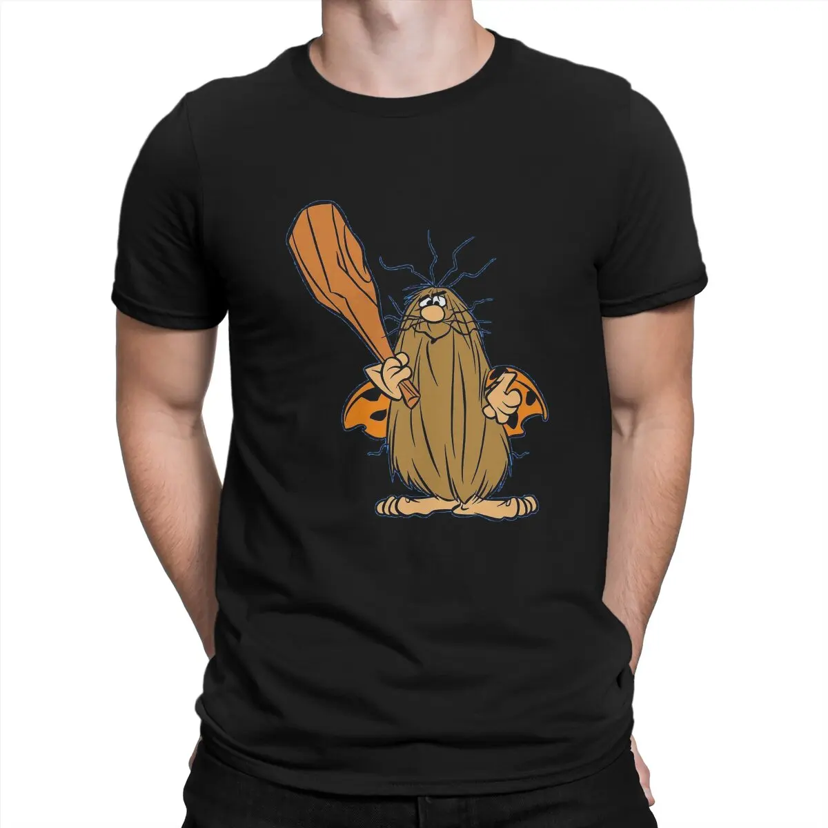 Wacky Races 1968 Anime Tv Series Captain Caveman Tshirt Homme Abbigliamento Uomo Blusas T Shirt Per Uomo