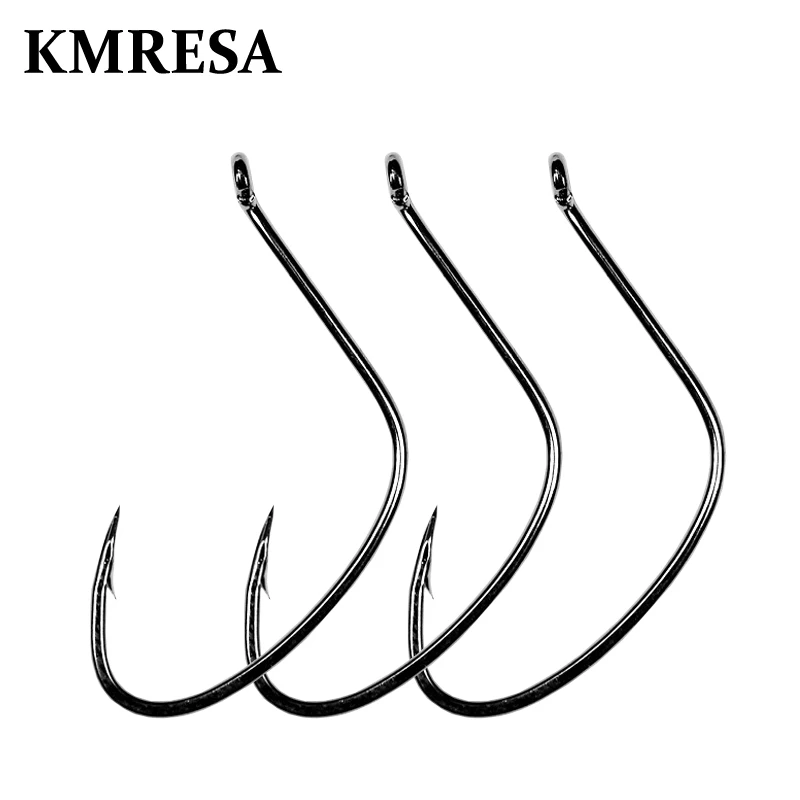 Ami Da Pesca Offset #4 #3 #2 #1 #1/0 #2/0 #3/0 Wacky Rig Drop Shot Hook Crank Worm Fishhook Bass Fishing Tackle