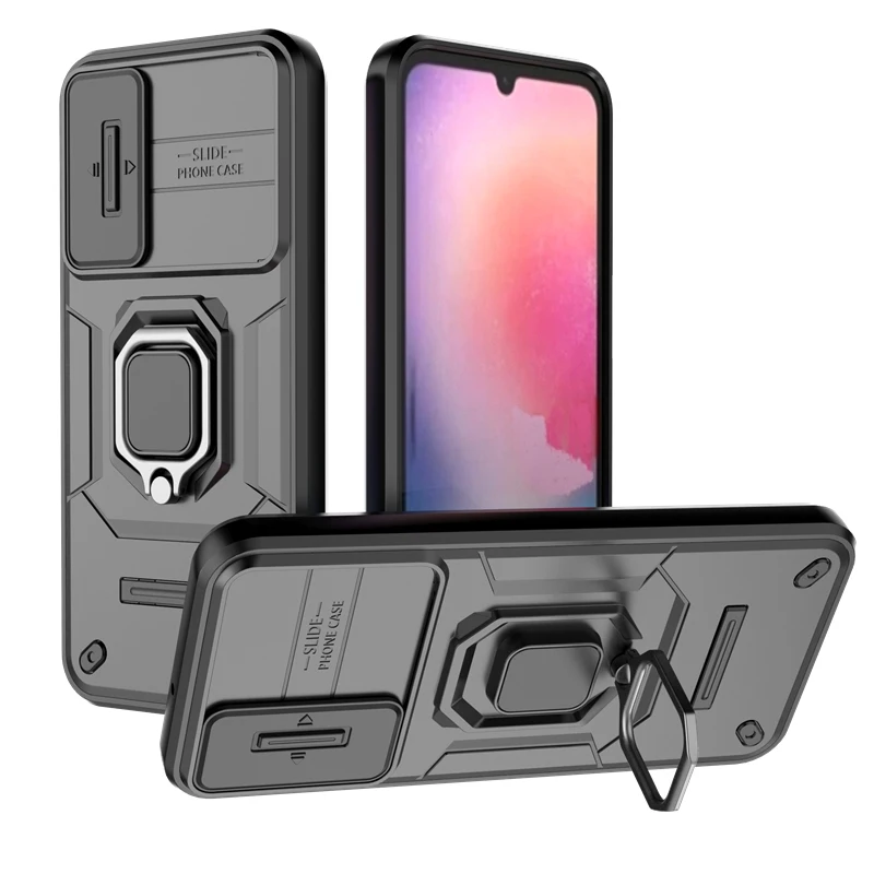 Per Samsung Galaxy A24 Custodia Per Samsung Galaxy A24 4G Cover Paraurti Finger Ring Staffa Custodia Per Telefono Per Samsung A24 A54 A34 A14 5G
